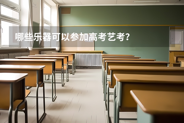 哪些乐器可以参加高考艺考？