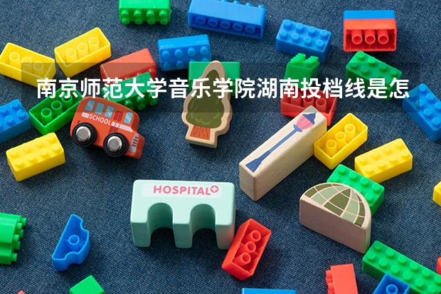 南京师范大学音乐学院湖南投档线是怎么算出来的？