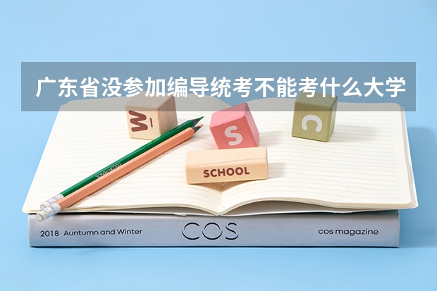 广东省没参加编导统考不能考什么大学