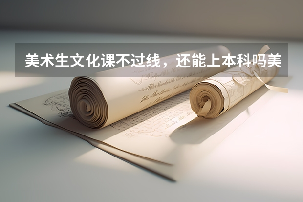 美术生文化课不过线,还能上本科吗美?