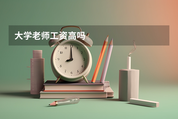 大学老师工资高吗