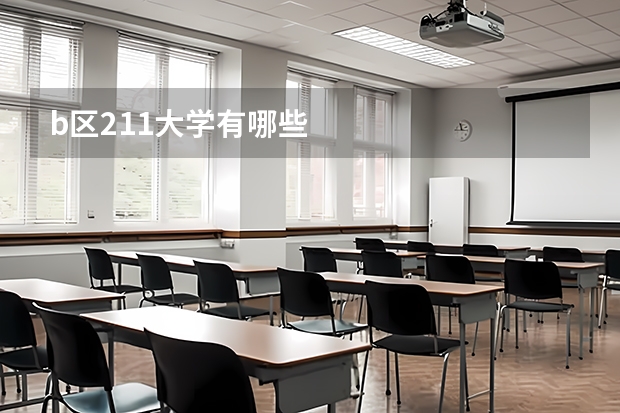 b区211大学有哪些