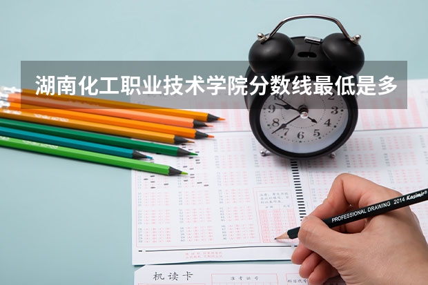 湖南化工职业技术学院分数线最低是多少