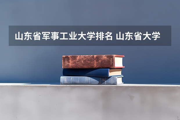 山东省军事工业大学排名 山东省大学排名一览表