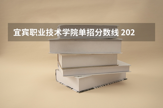 宜宾职业技术学院单招分数线 2023年宜宾职业技术学院单招录取线