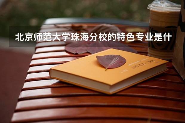 北京师范大学珠海分校的特色专业是什么