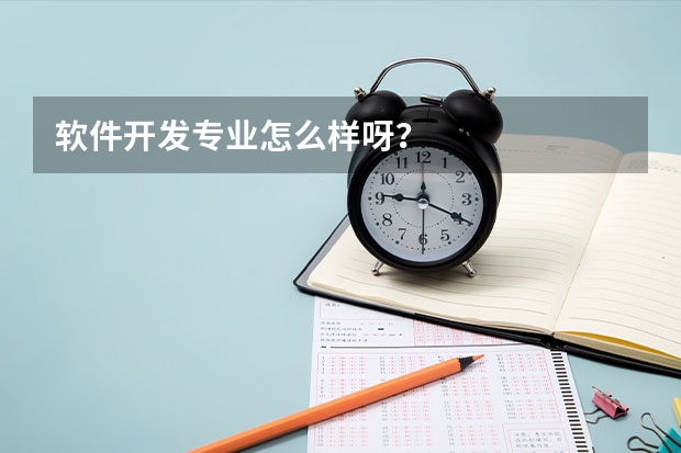 软件开发专业怎么样呀？
