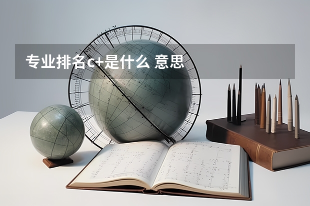 专业排名c+是什么 意思