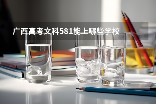 广西高考文科581能上哪些学校