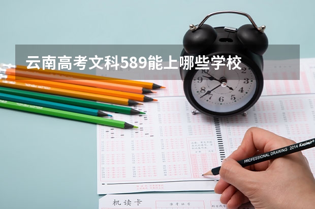 云南高考文科589能上哪些学校