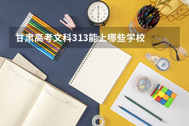 甘肃高考文科313能上哪些学校
