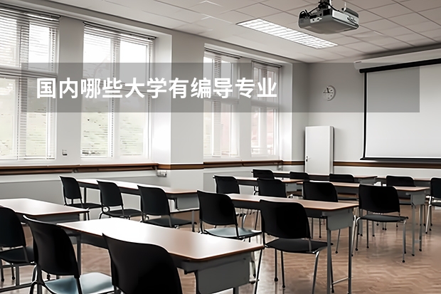 国内哪些大学有编导专业