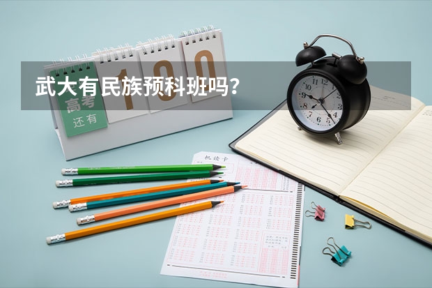 武大有民族预科班吗？