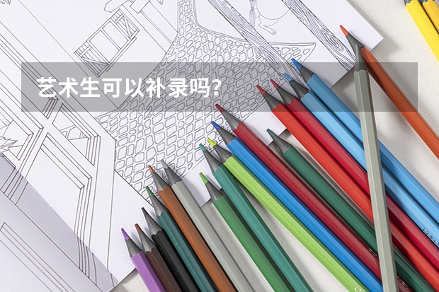 艺术生可以补录吗？