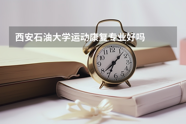 西安石油大学运动康复专业好吗