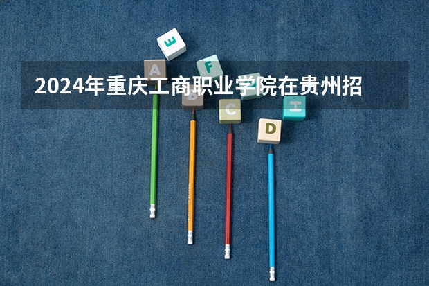 2024年重庆工商职业学院在贵州招生情况