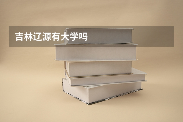 吉林辽源有大学吗