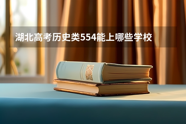 湖北高考历史类554能上哪些学校