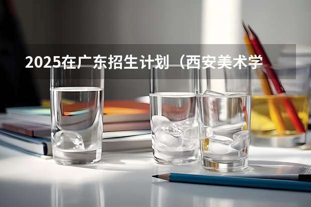 2025在广东招生计划（西安美术学院）