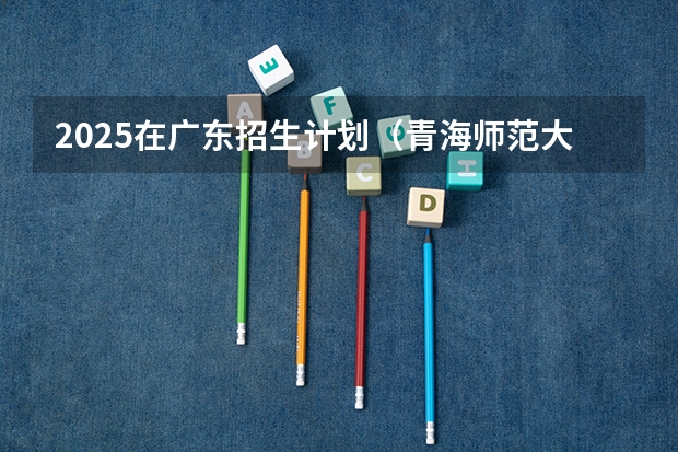 2025在广东招生计划（青海师范大学）